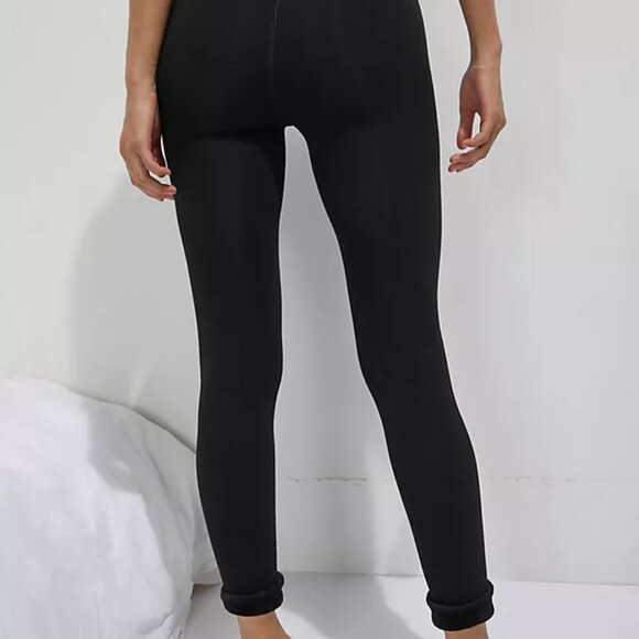 NWT Anthropologie Fur-Trimmed Leggings - Picture 2 of 5